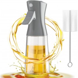 Glass Olive Oil Sprayer with Brush, 180ml Oil Sprayer for Cooking